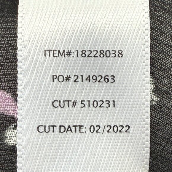 Torrid Ruffle Kimono Chiffon Clip Dot Women +2 Floral Black - Picture 9 of 10